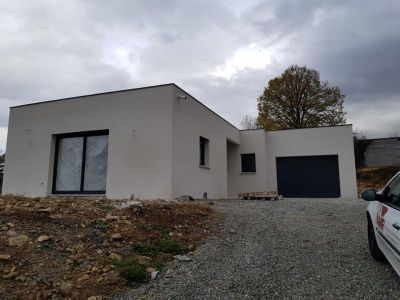 Construction maison individuelle, terrassement VRD Ravalement de façade.