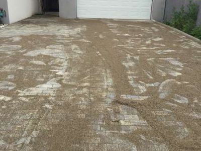 Travaux de pavage